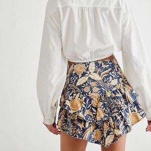 MOTHER & Free People Floral Print Skirt